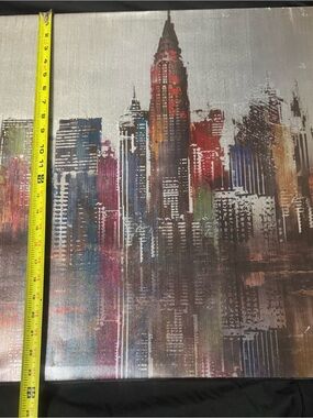 2’x2’ NYC canvas. Vibrant home decor